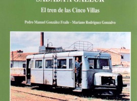 portada del libro ferrocarril, sadaba-gallur